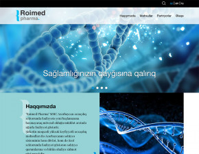 RoimedPharma.az | Вебсайт компании Roimed Pharma