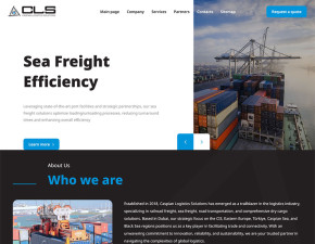 CaspianLS.com | Вебсайт компании Caspian Logistics Solutions